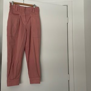 ALC Pink Cargo Pants, Size 2, fits large